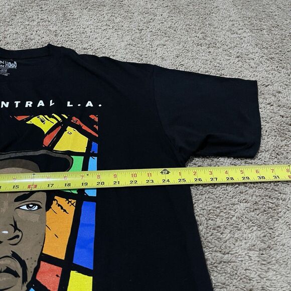 Ice Cube Shirt Mens XXL 2XL Black Boyz N The Hood Stained Glass South Central LA - Picture 6 of 6